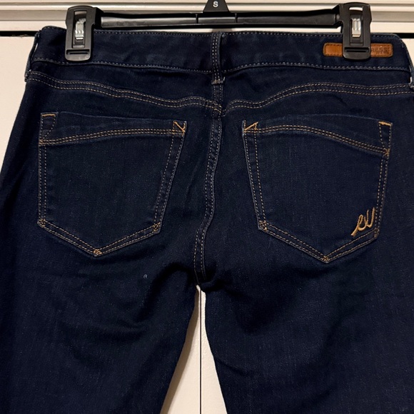 Express Dark Blue Women's Boot Cut Jeans - Picture 3 of 5